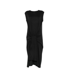 [TOTEME] Sleeveless dress FW26 263-WRD0347 FB0669-001 BLACK