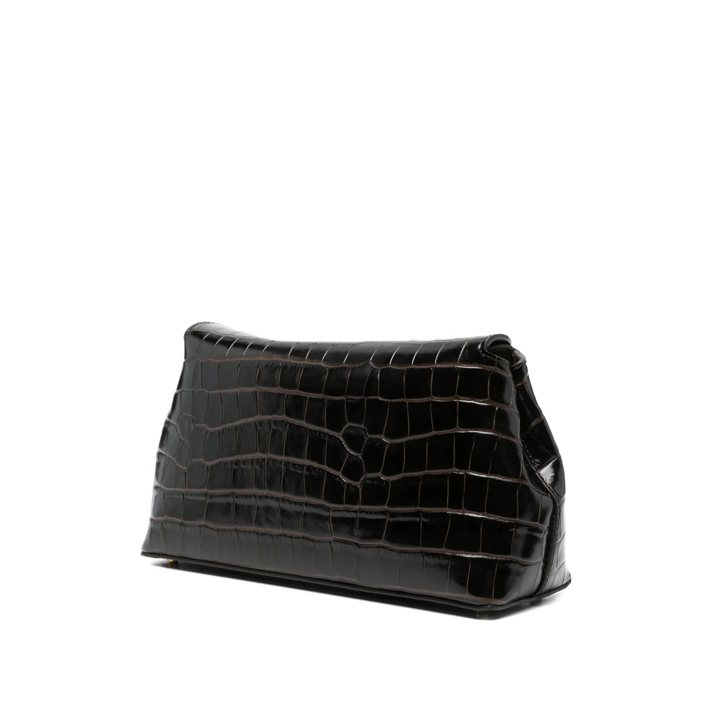 [TOTEME] Clutch bag FW26 234-WAL944 LE0076-034 DKBRO