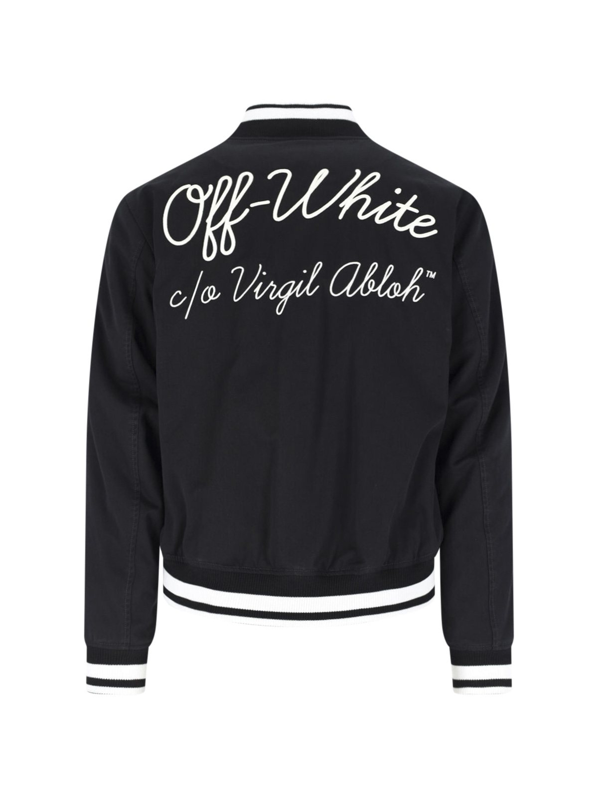 [Off-White] Bomber Jacket SS26 OMEH05FC99FAB0011001BLACK WHITE
