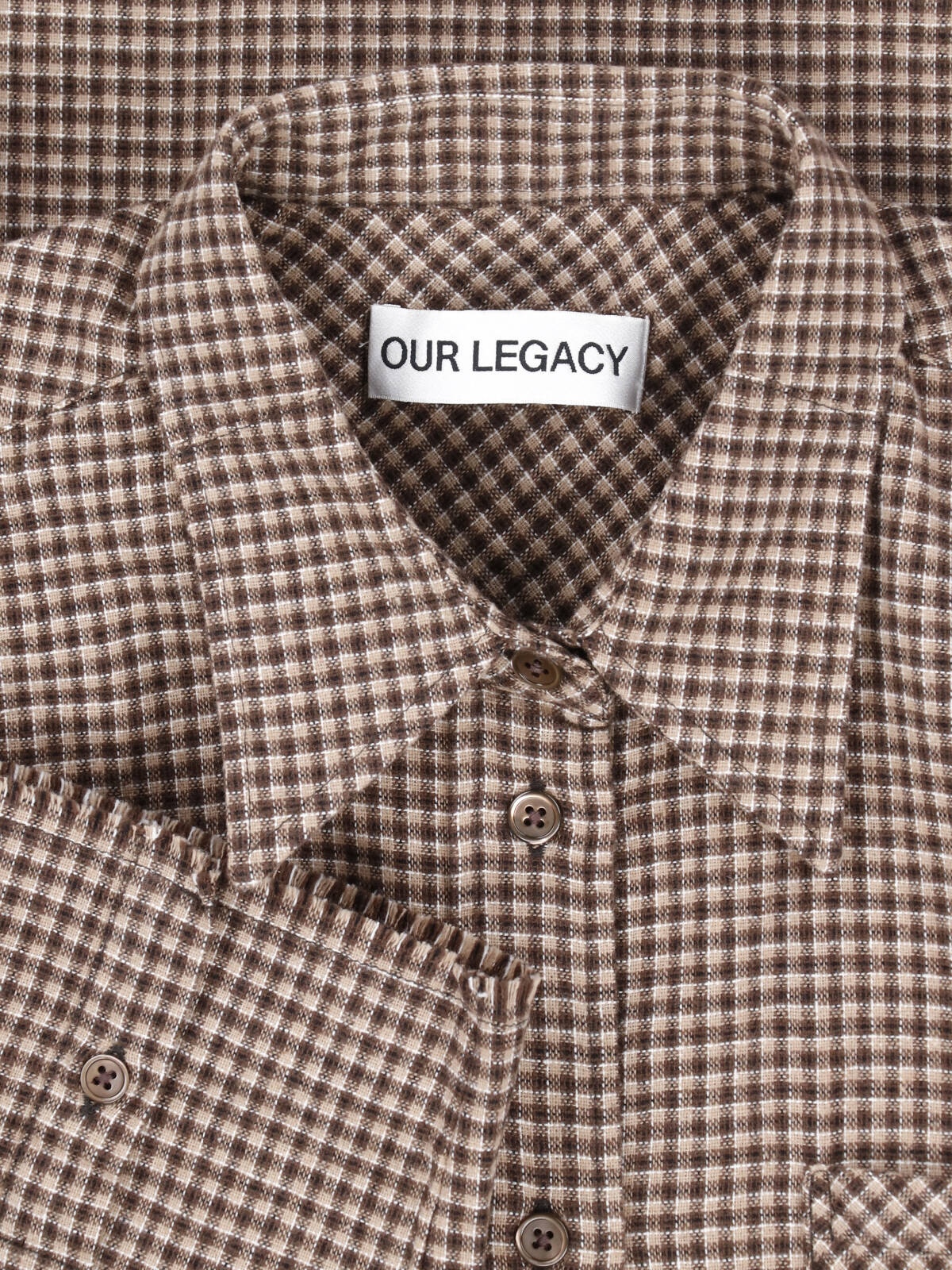 [Our Legacy] Shirts Long Sleeve FW25 W4252DEENDINO FLANNEL CHECK