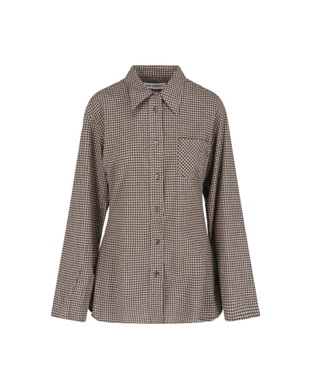 [Our Legacy] Shirts Long Sleeve FW25 W4252DEENDINO FLANNEL CHECK