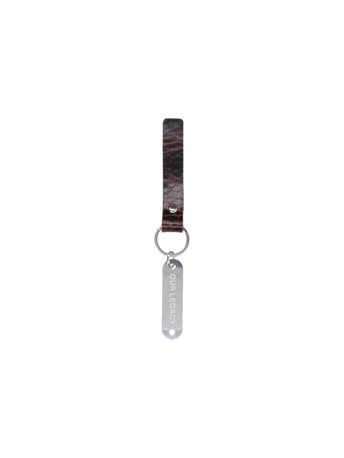 [Our Legacy] Keyring FW25 A4258RBLBROWN LEATHER