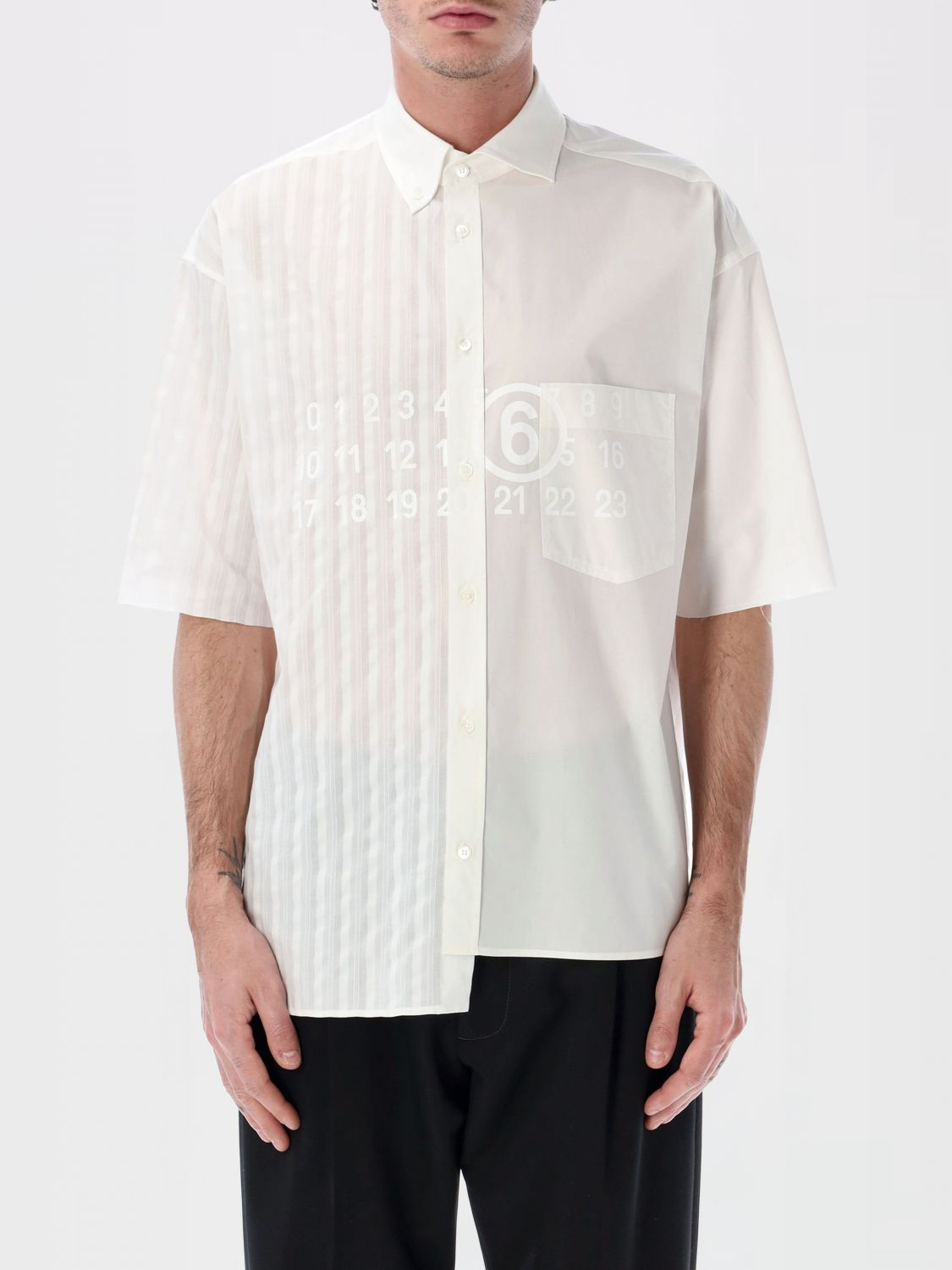 [MM6 Maison Margiela] Shirts Short Sleeve SS26 SH0DR0007MTN135 961