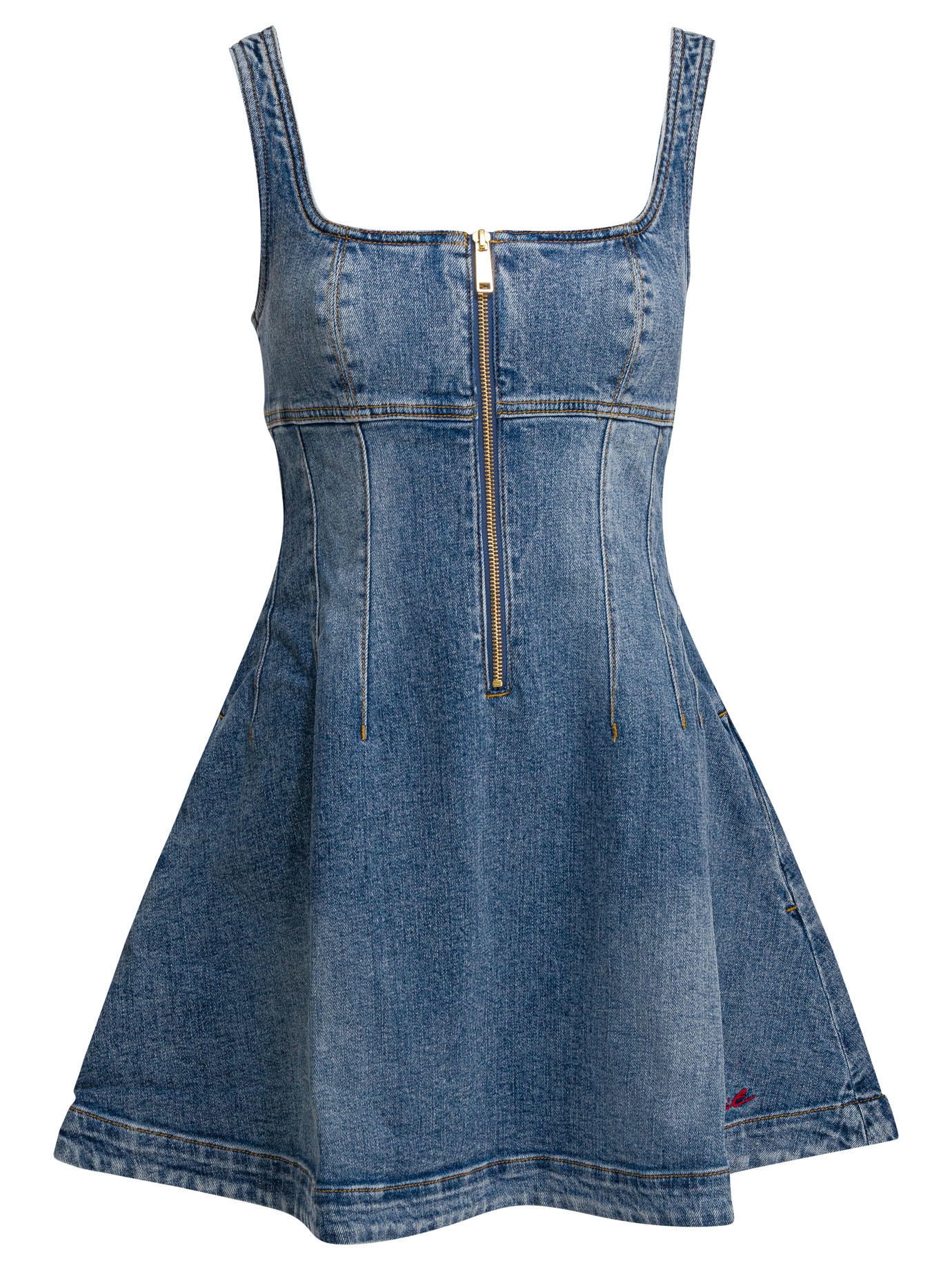 [Self-portrait] Sleeveless dress SS26 RS26-812S-BLBLUE