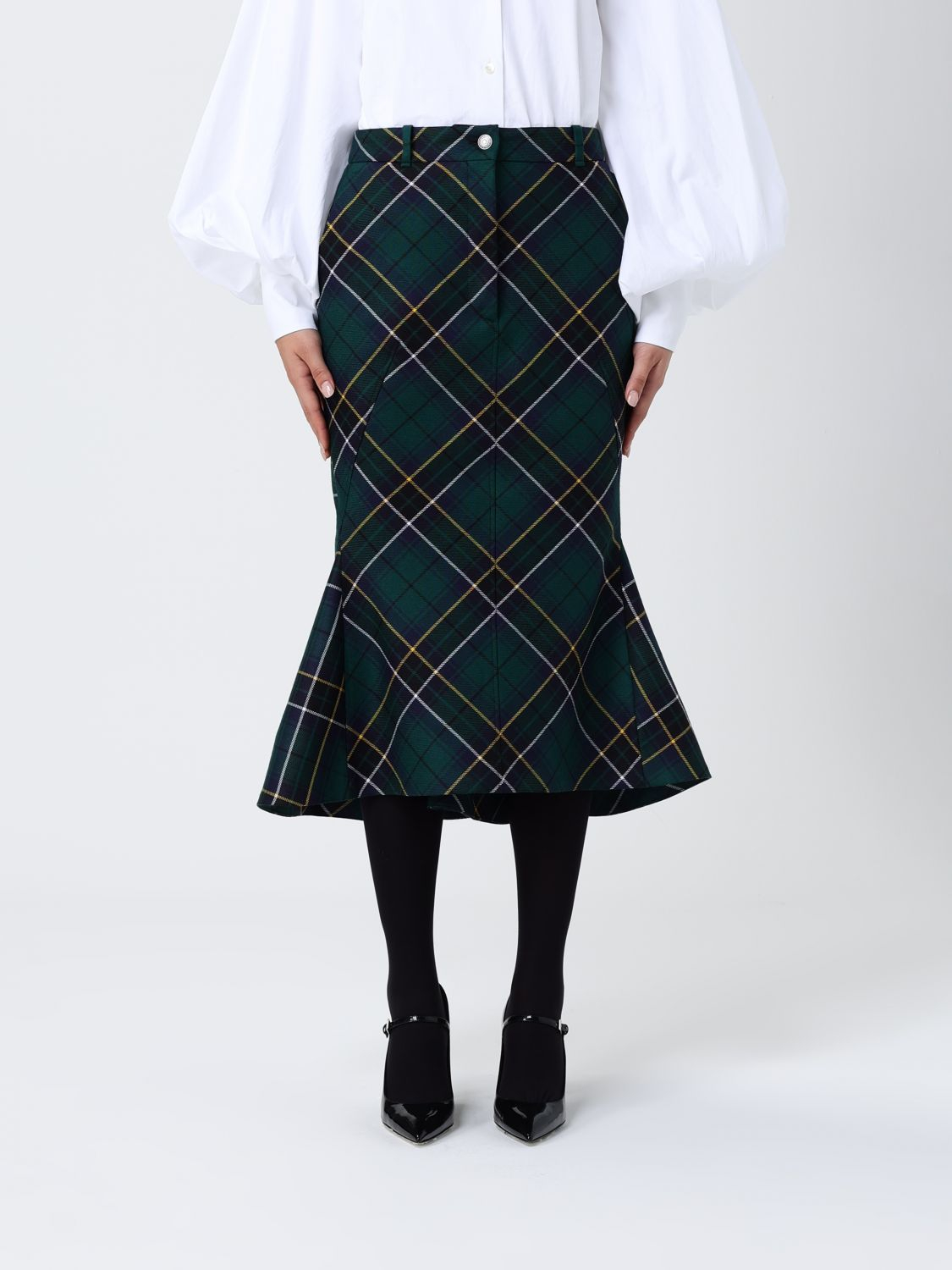 [McQueen] Long skirt FW25 839654QJAFI 4348