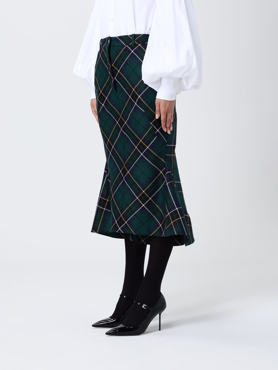 [McQueen] Long skirt FW25 839654QJAFI 4348
