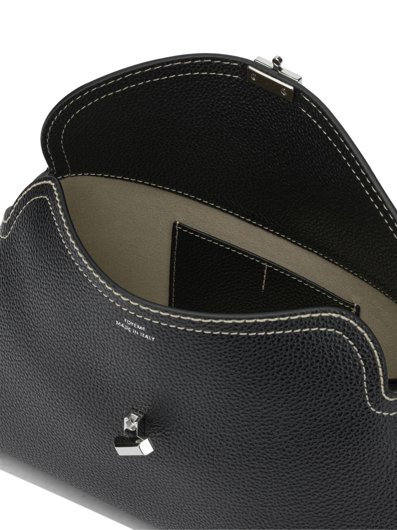 [TOTEME] Clutch bag FW26 234-WLGBG423-LE0030-001BLACK
