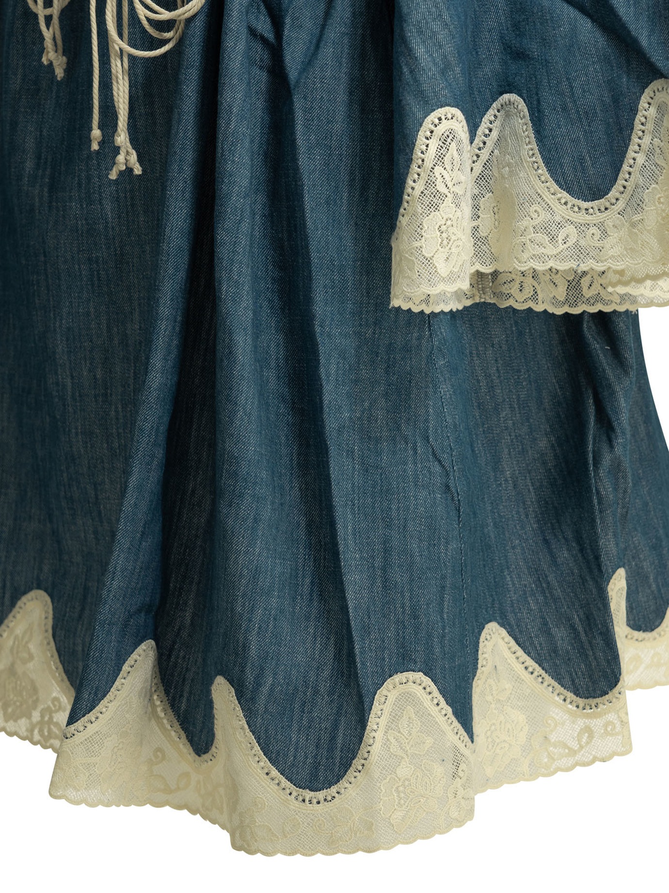 [Zimmermann] Long sleeve dress SS26 5624DRS261RAILWAY BLUE