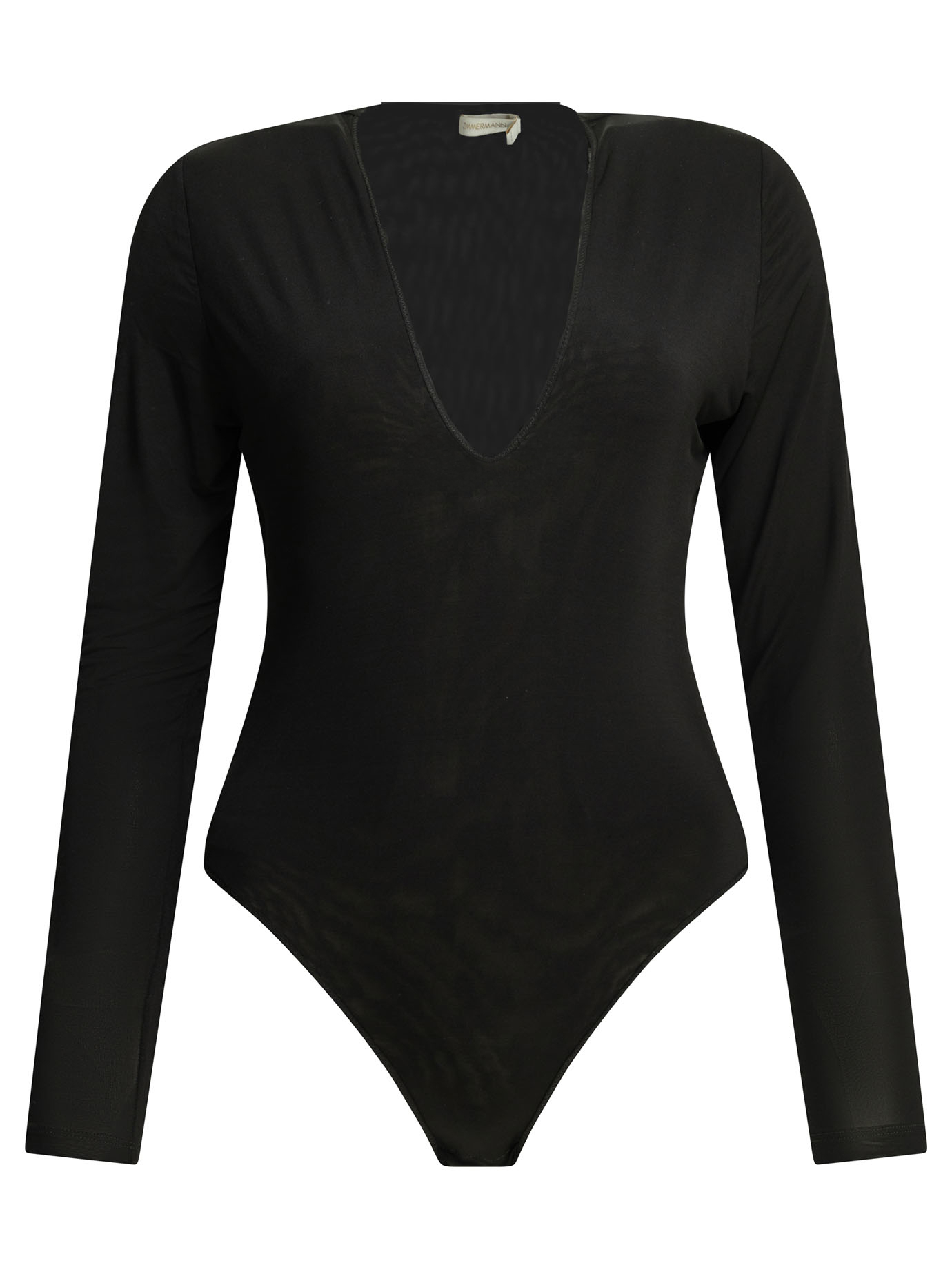 [Zimmermann] T-shirts Long Sleeve SS26 7064TC26RBLACK
