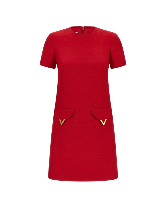 [Valentino] Short sleeve dress SS26 BVAJD51CFR9M