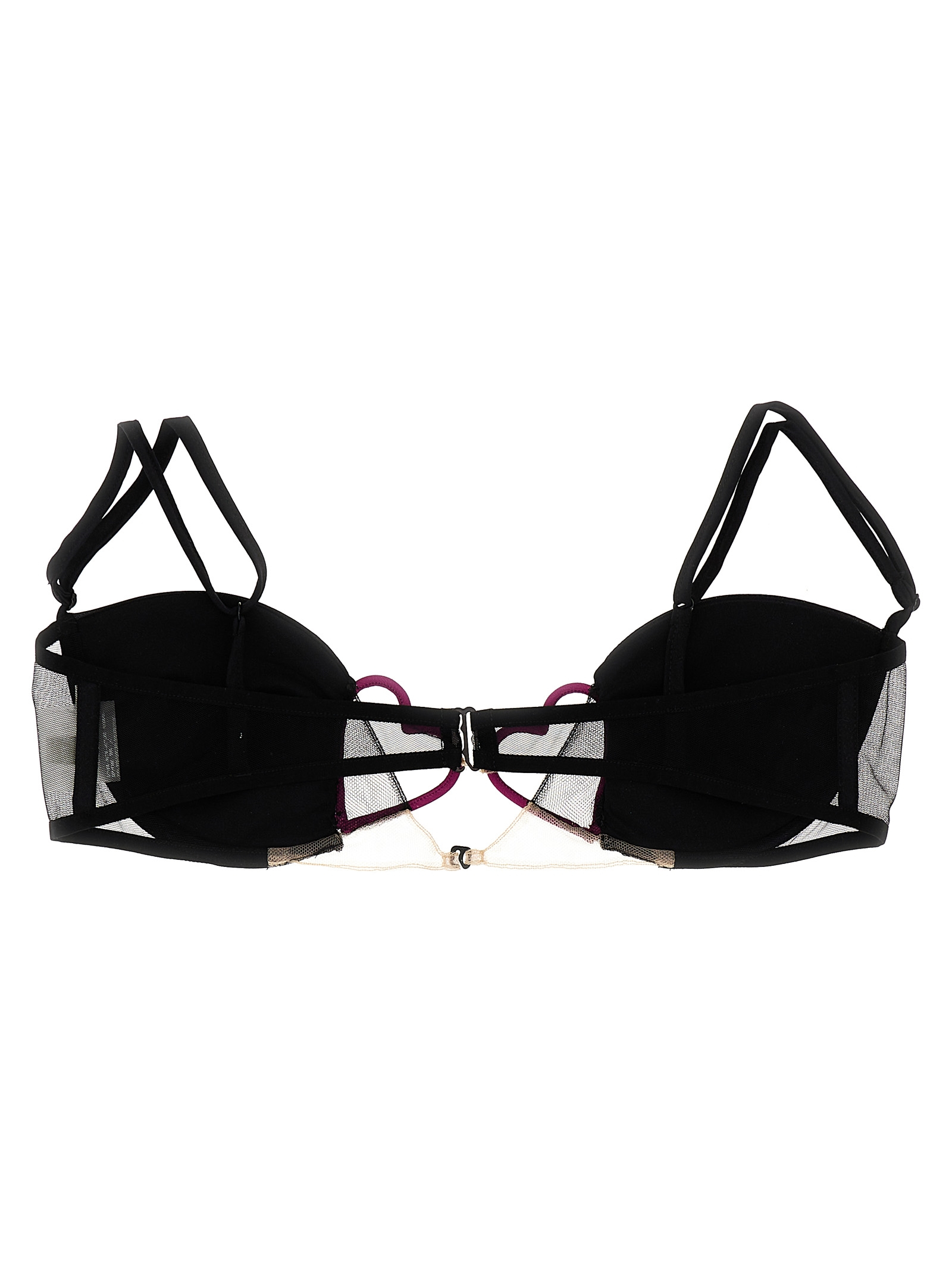 [Nensi Dojaka] Brassiere SS23 NDSS23LIN001BLKFCS