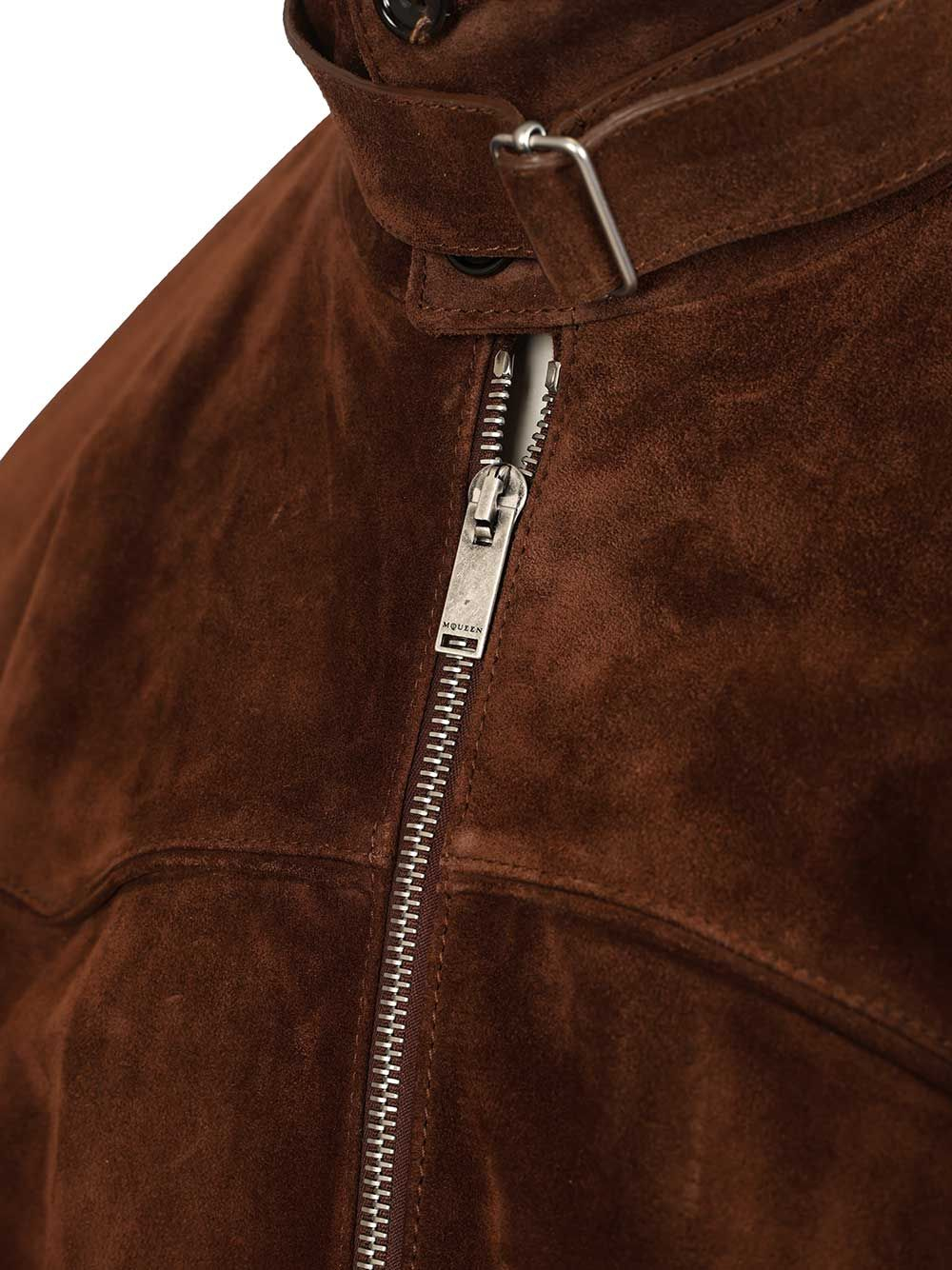[McQueen] Leather Jacket SS26 857770Q5AQ22023