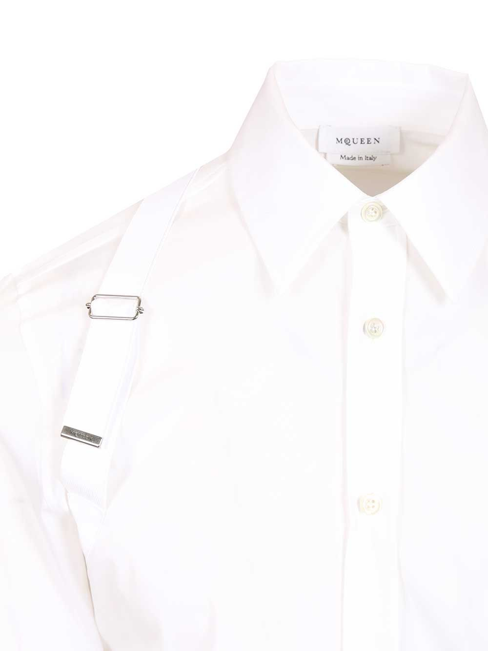 [McQueen] Shirts Long Sleeve SS26 828170QNAAB9000