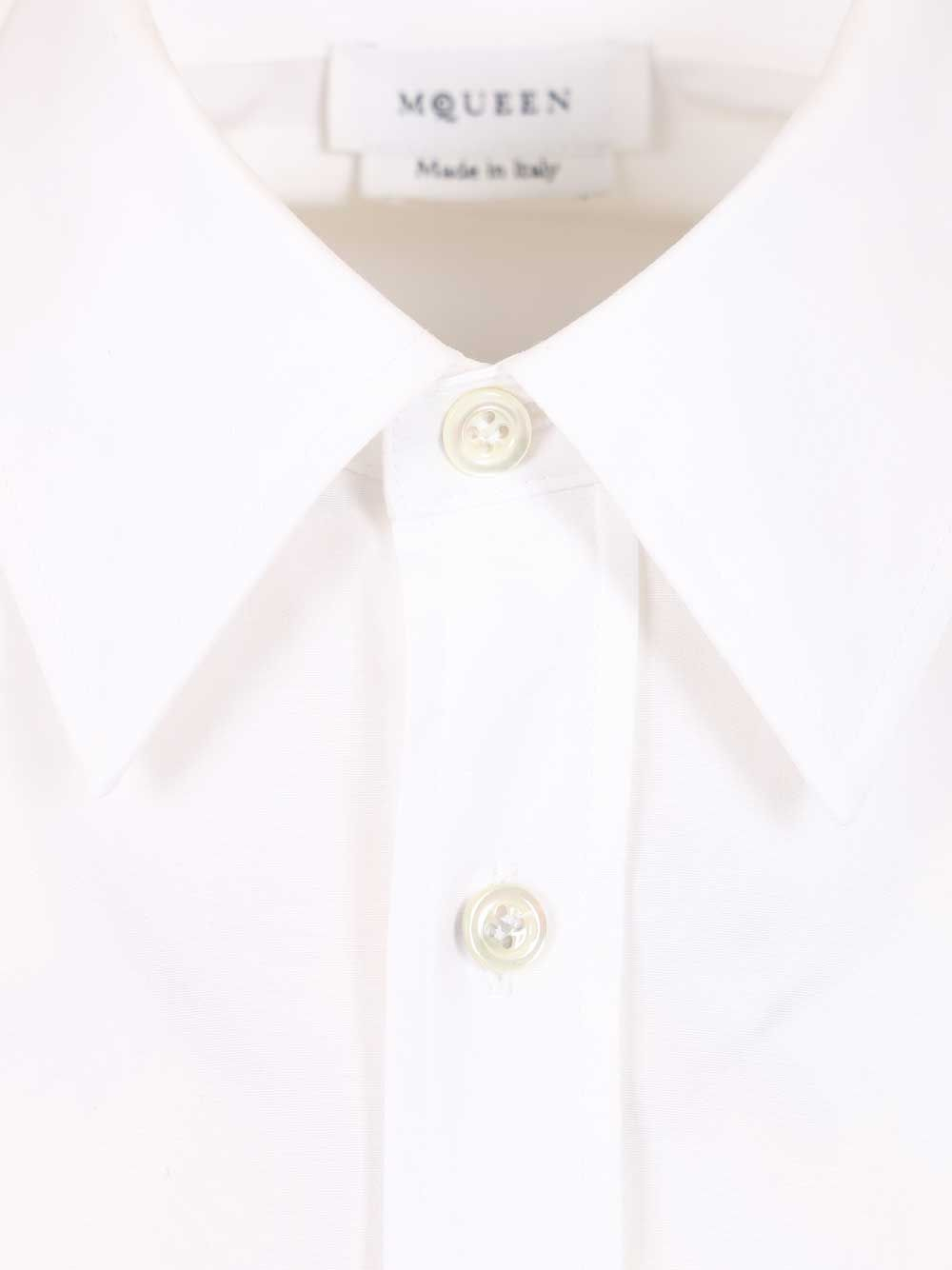 [McQueen] Shirts Long Sleeve SS26 828170QNAAB9000