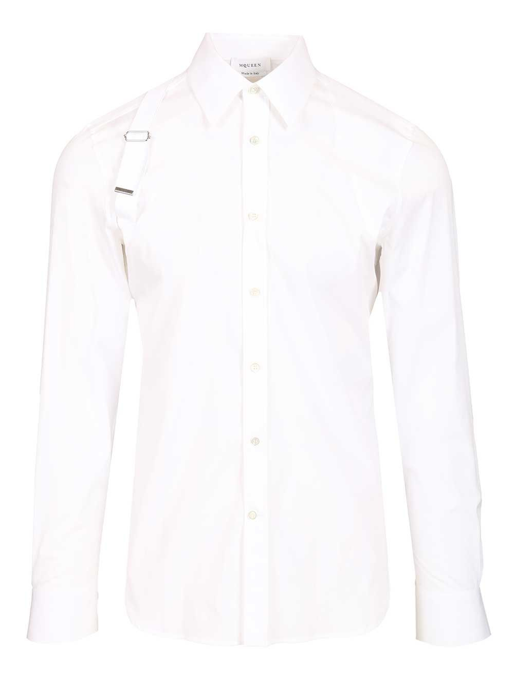 [McQueen] Shirts Long Sleeve SS26 828170QNAAB9000