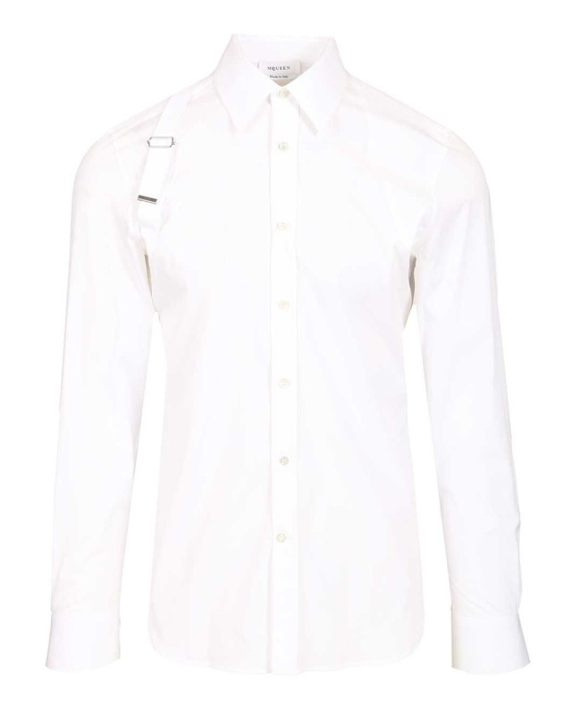 [McQueen] Shirts Long Sleeve SS26 828170QNAAB9000