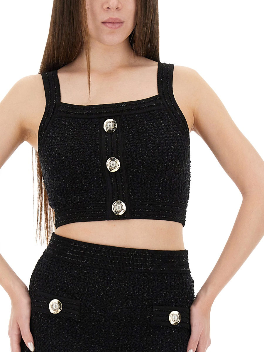 [Balmain] Bustier FW25 FF1AB052KI74_0PA