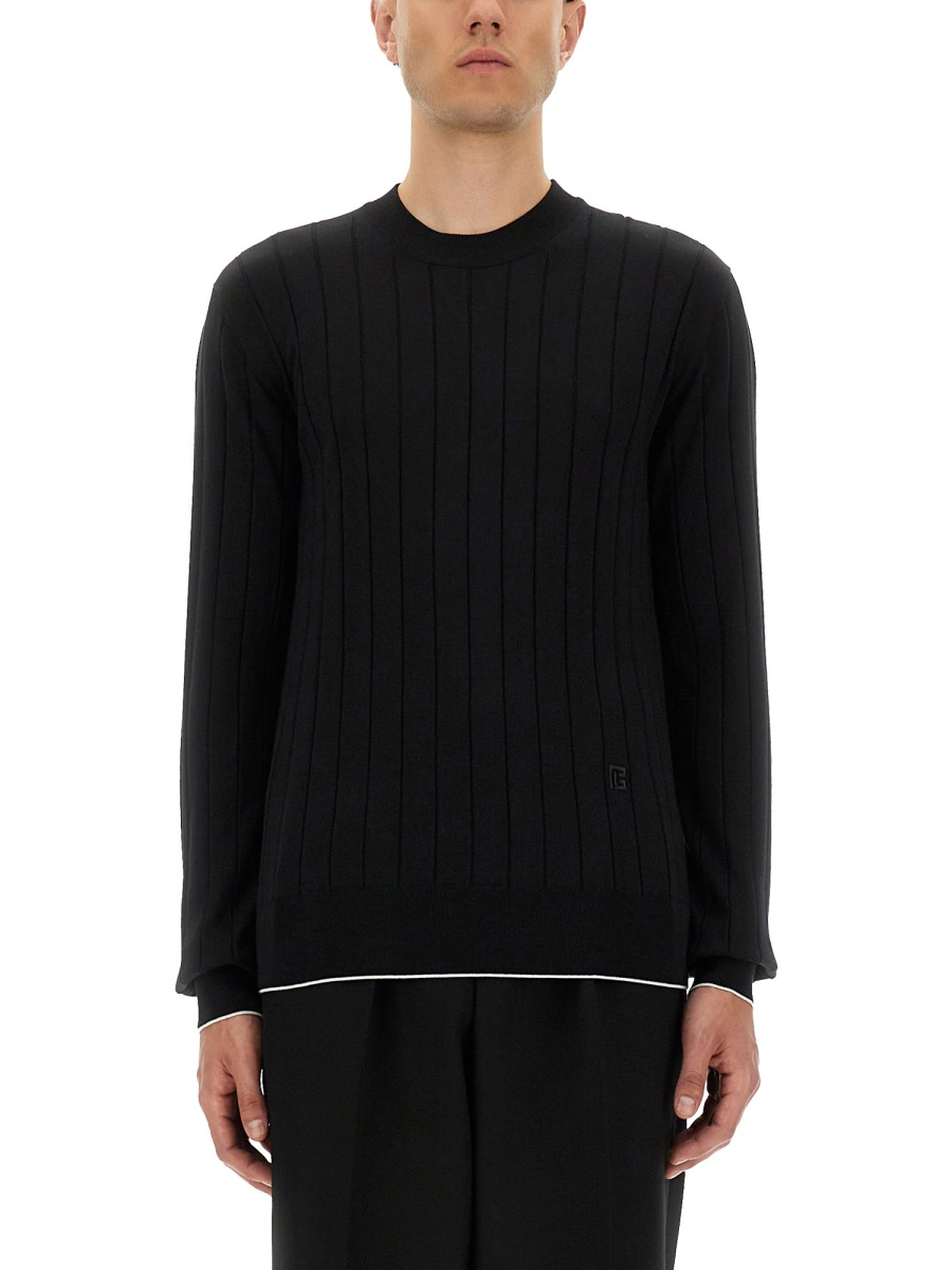 [Balmain] Knitwear FW25 FH1KD000KI73_EAB