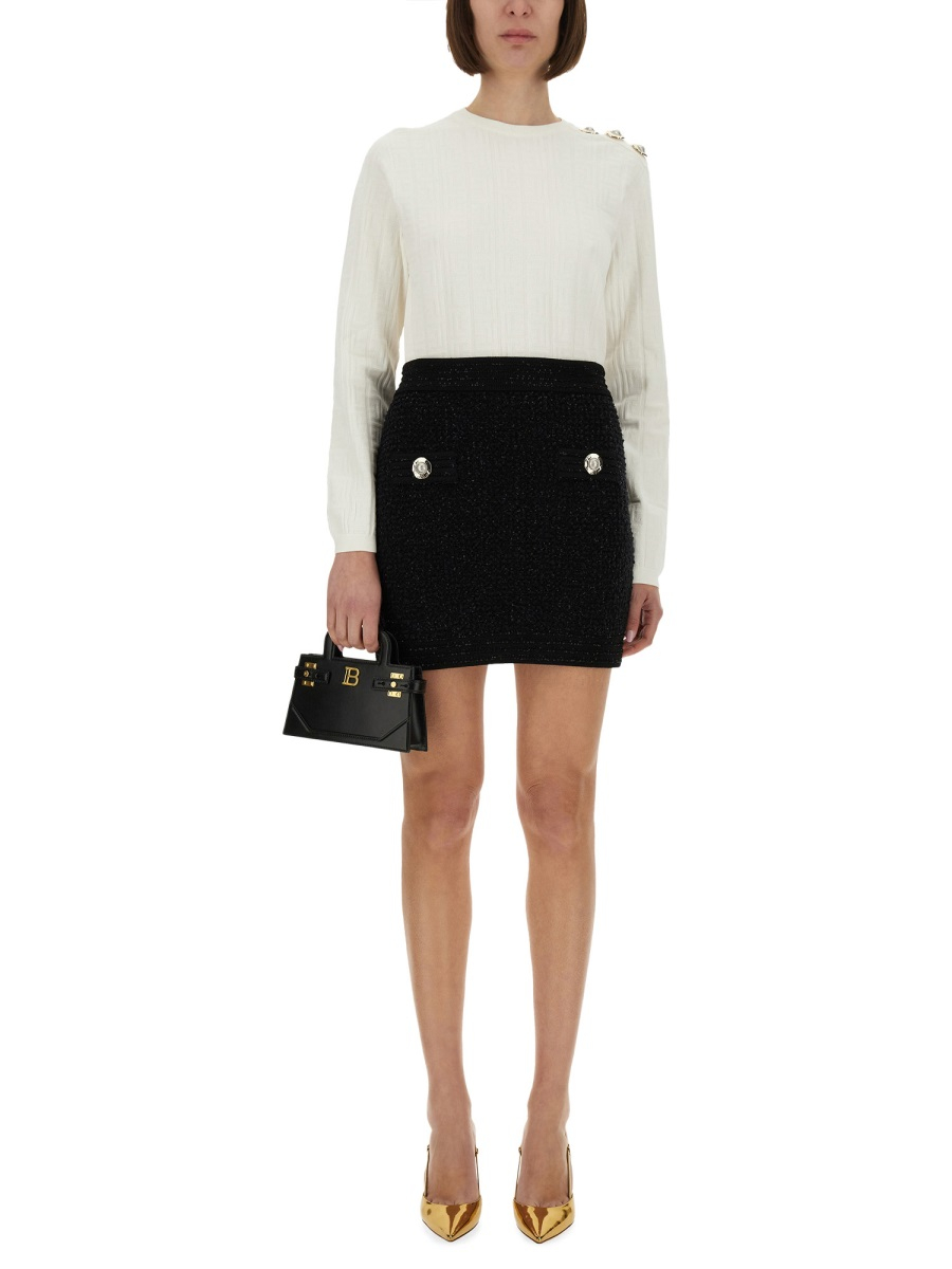 [Balmain] Sweatshirt FW25 FF1KD090KI63_0KA