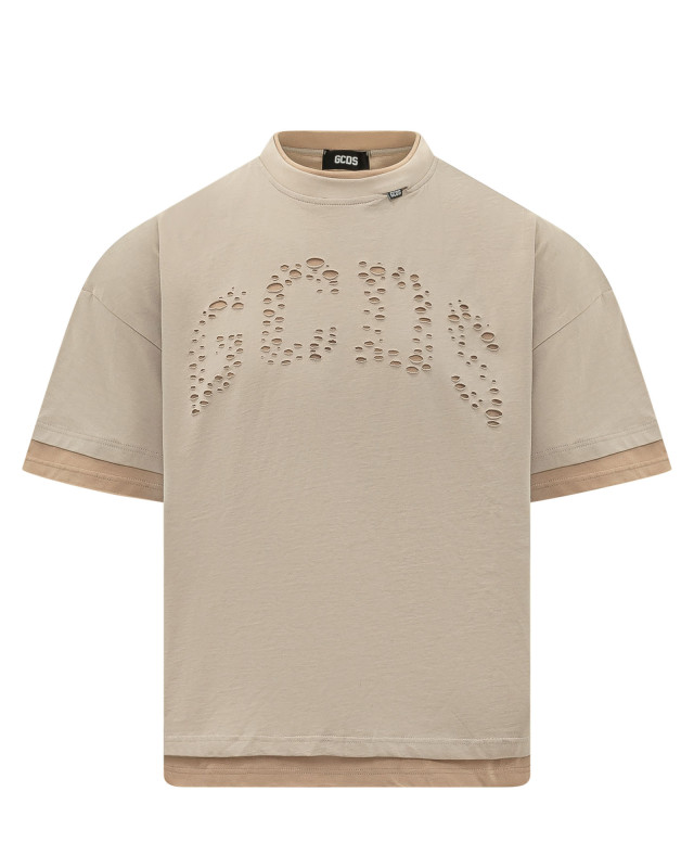 [GCDS] T-shirts Short Sleeve SS26 C1MBQC076J080 380T
