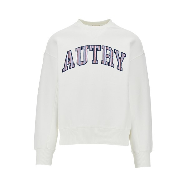 [AUTRY] Sweatshirt SS26 SWPX036W.JERSEYWHITE-JERSEYWHITE