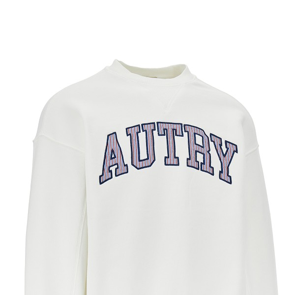[AUTRY] Sweatshirt SS26 SWPX036W.JERSEYWHITE-JERSEYWHITE