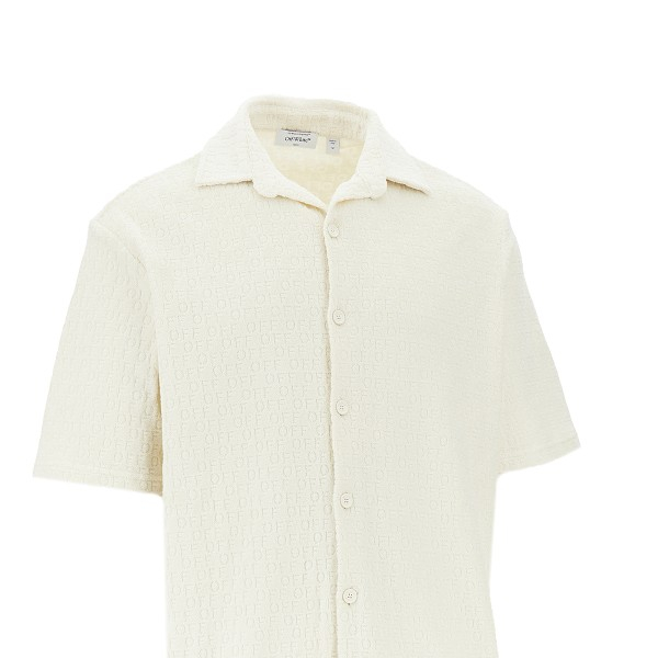 [Off White] Shirts Short Sleeve SS26 44MGG013C99JER001.0A00-0A00