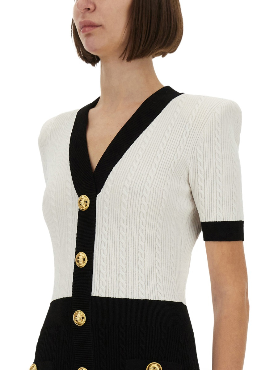 [Balmain] Short sleeve dress FW25 FF1R6033KI50_EAB