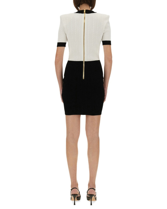 [Balmain] Short sleeve dress FW25 FF1R6033KI50_EAB
