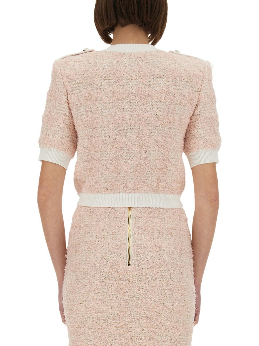 [Balmain] Cardigan FW25 FF1KL235KI72_OIN