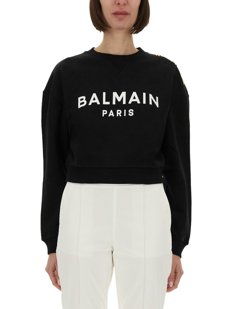 [Balmain] Sweatshirt FW25 EF1JQ002BB02_EAB