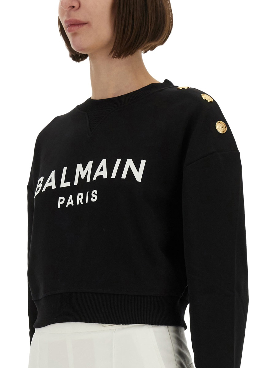 [Balmain] Sweatshirt FW25 EF1JQ002BB02_EAB