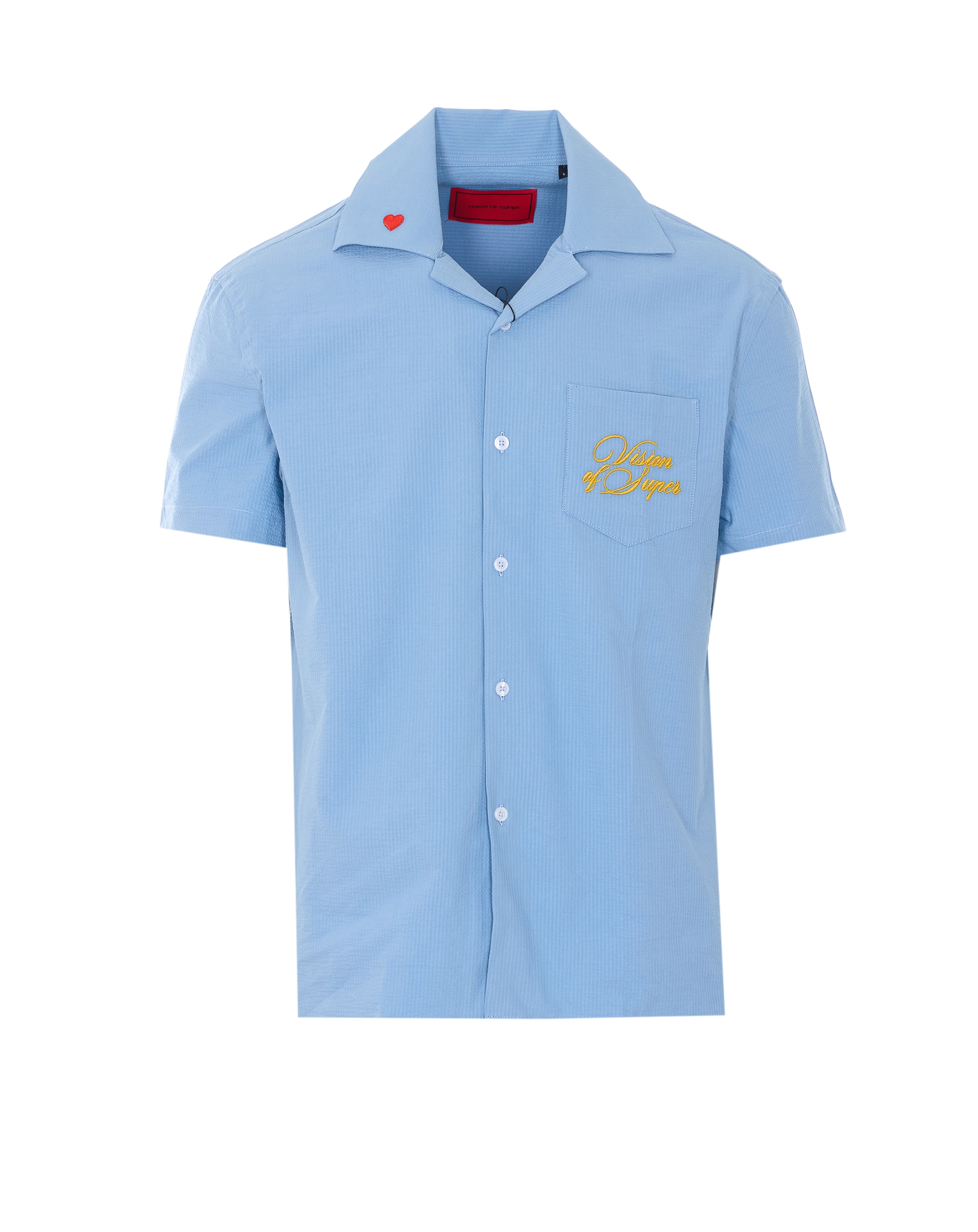 [Vision Of Super] Shirts Short Sleeve SS26 VS089CMBLU