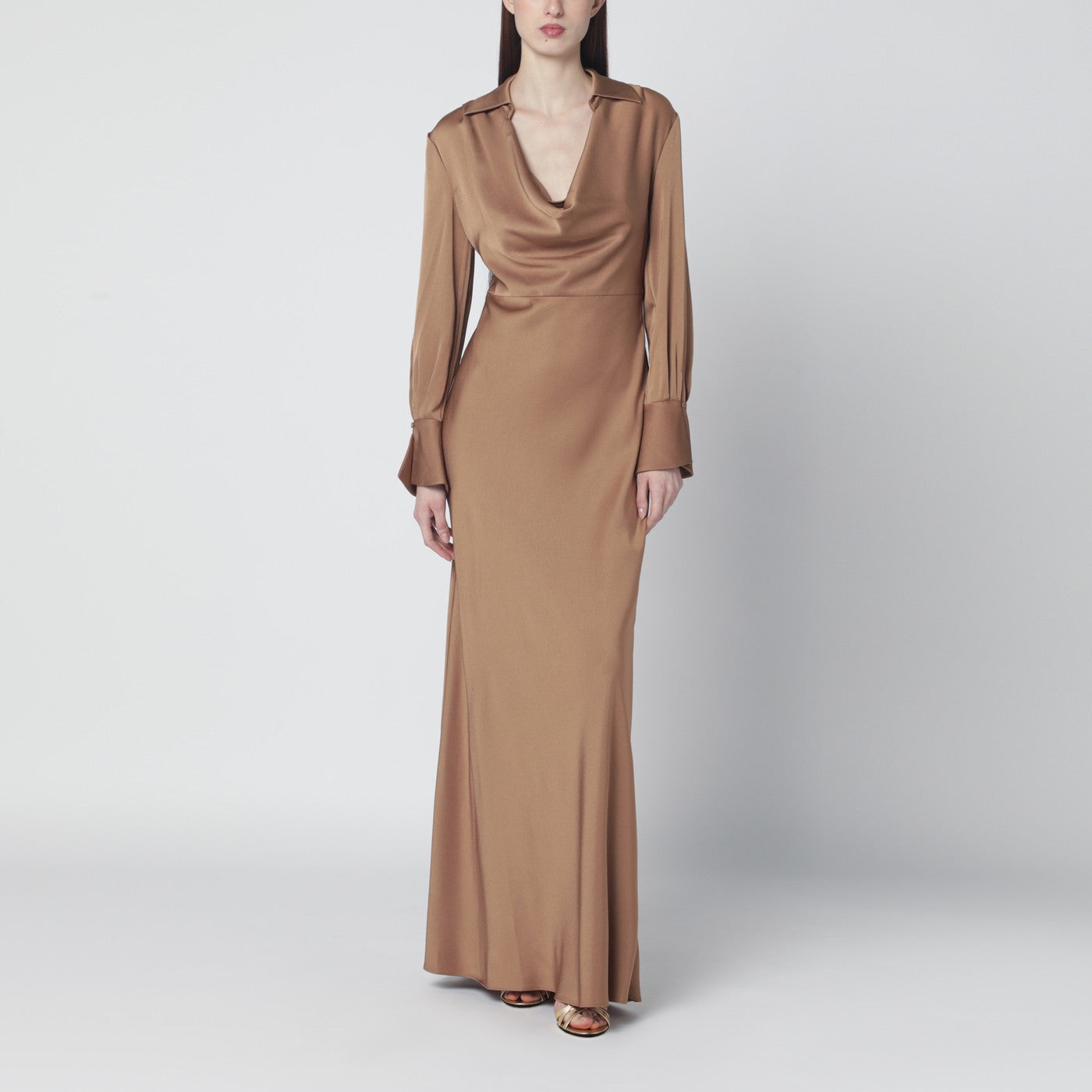 [SIMKHAI] Long sleeve dress SS26 126-1208-QPL
