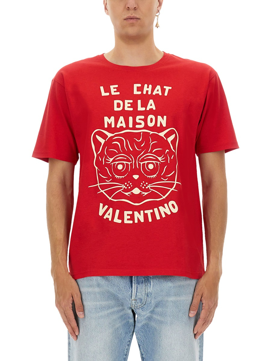 [Valentino] T-shirts Short Sleeve FW25 7V3MG16PB32_BR3
