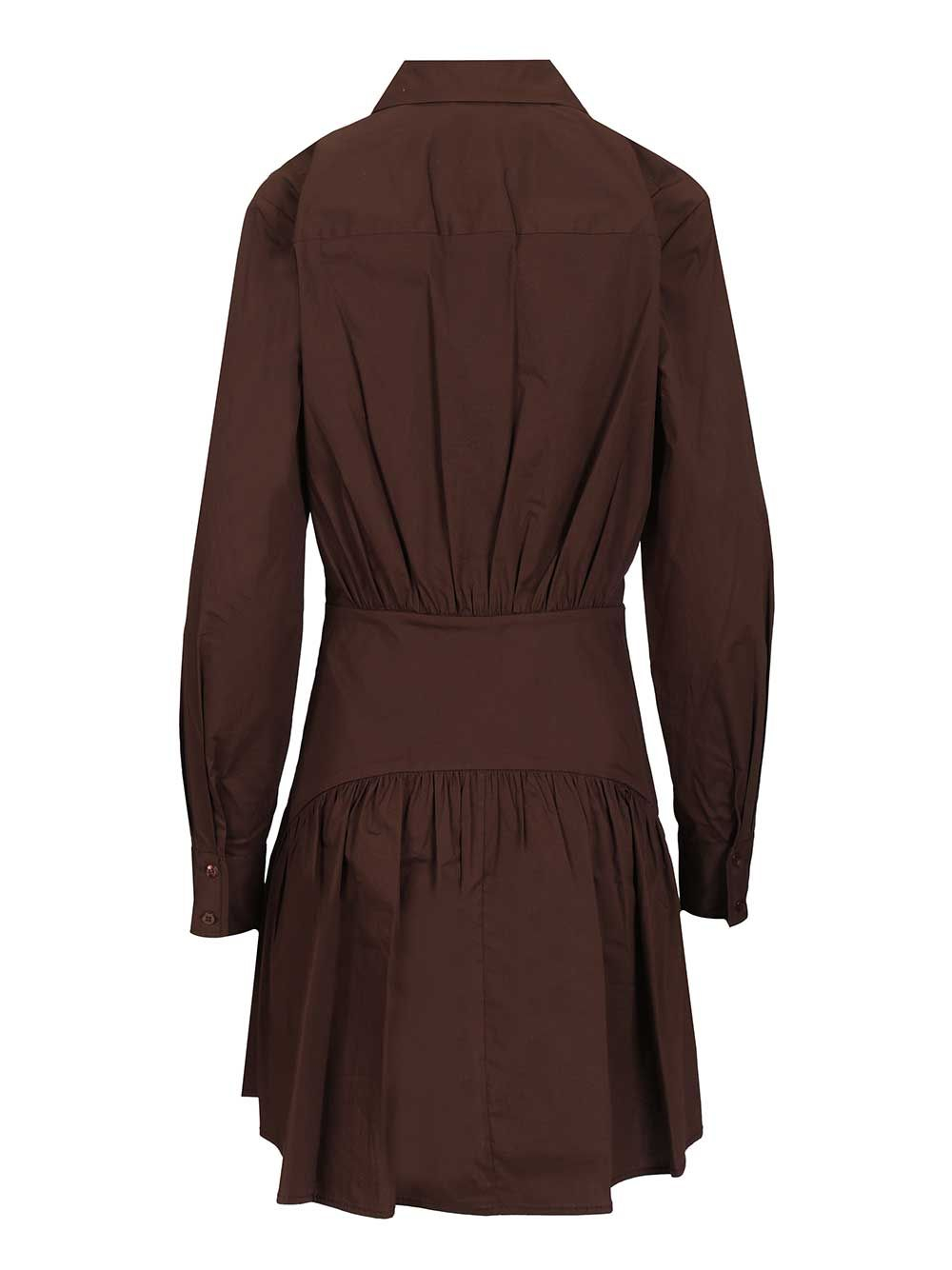 [Staud] Long sleeve dress SS26 R25S2112POEART