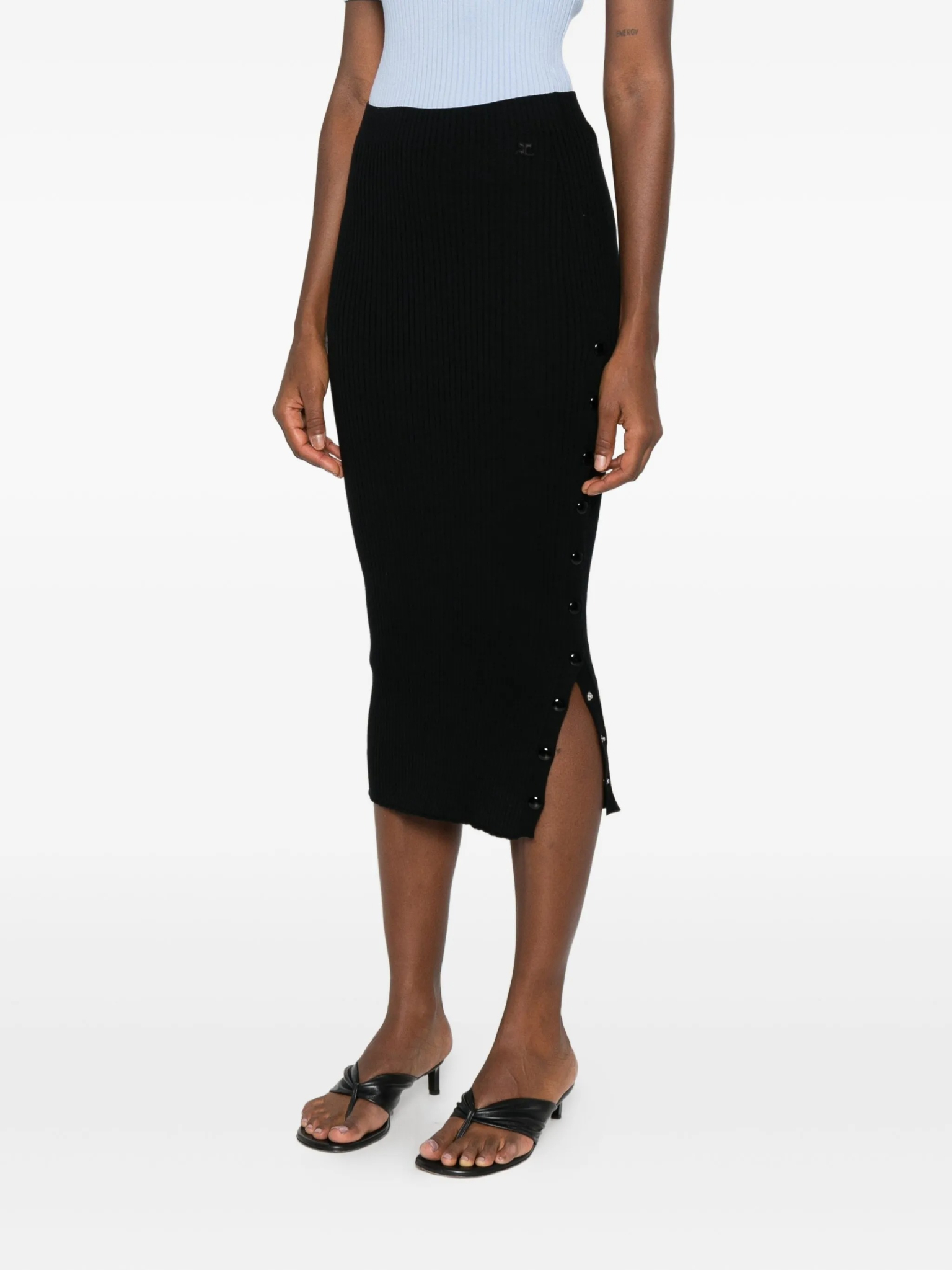 [Courreges] Midi skirt FW25 325MJU299FI0049