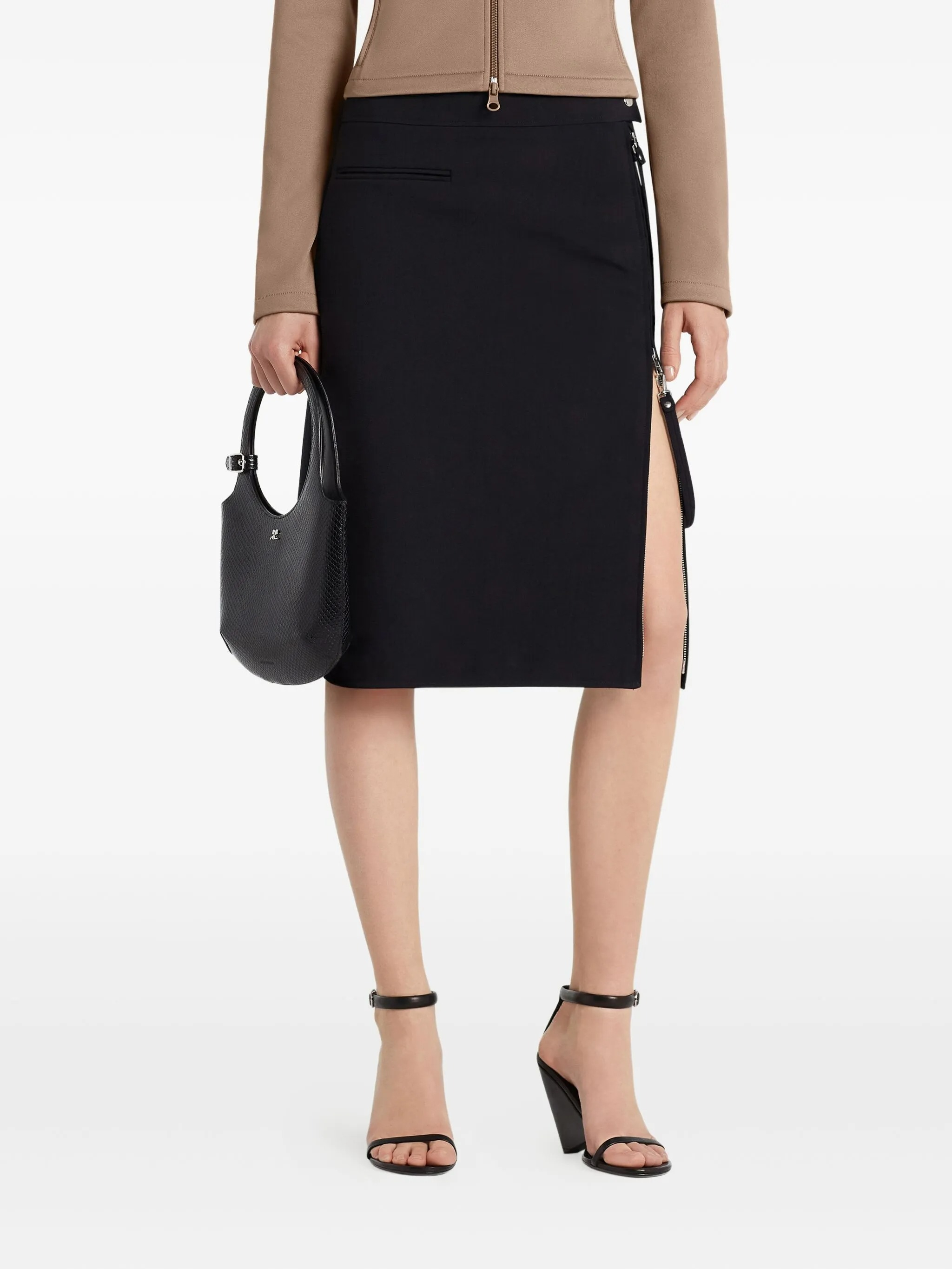 [Courreges] Midi skirt FW25 325CJU278WO0143