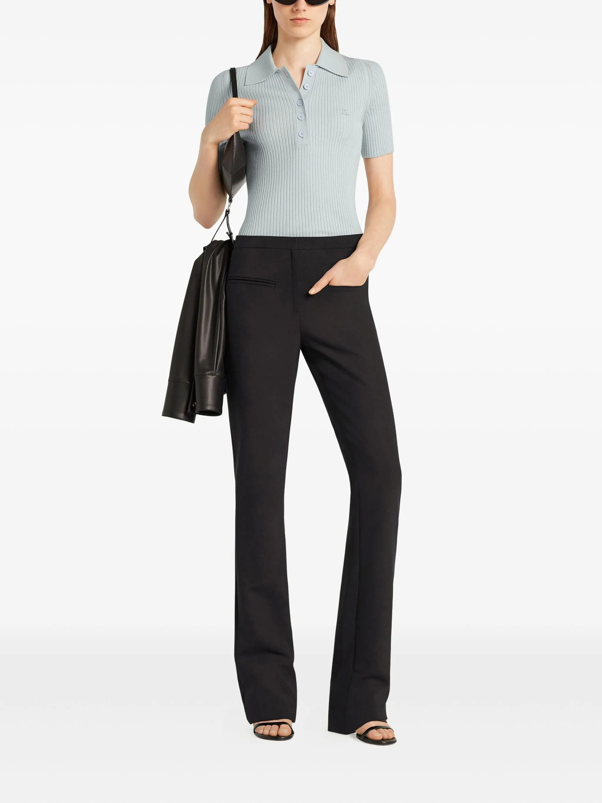 [Courreges] T-shirts Short Sleeve FW25 125MPO029FI0001