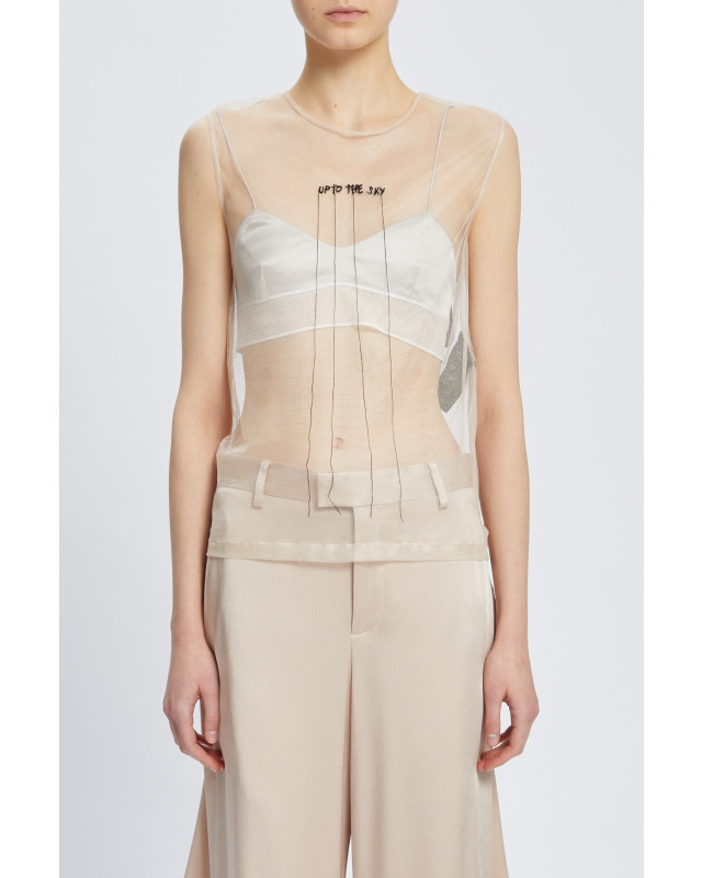 [ANN DEMEULEMEESTER] Tank top FW25 B0013169FA585034
