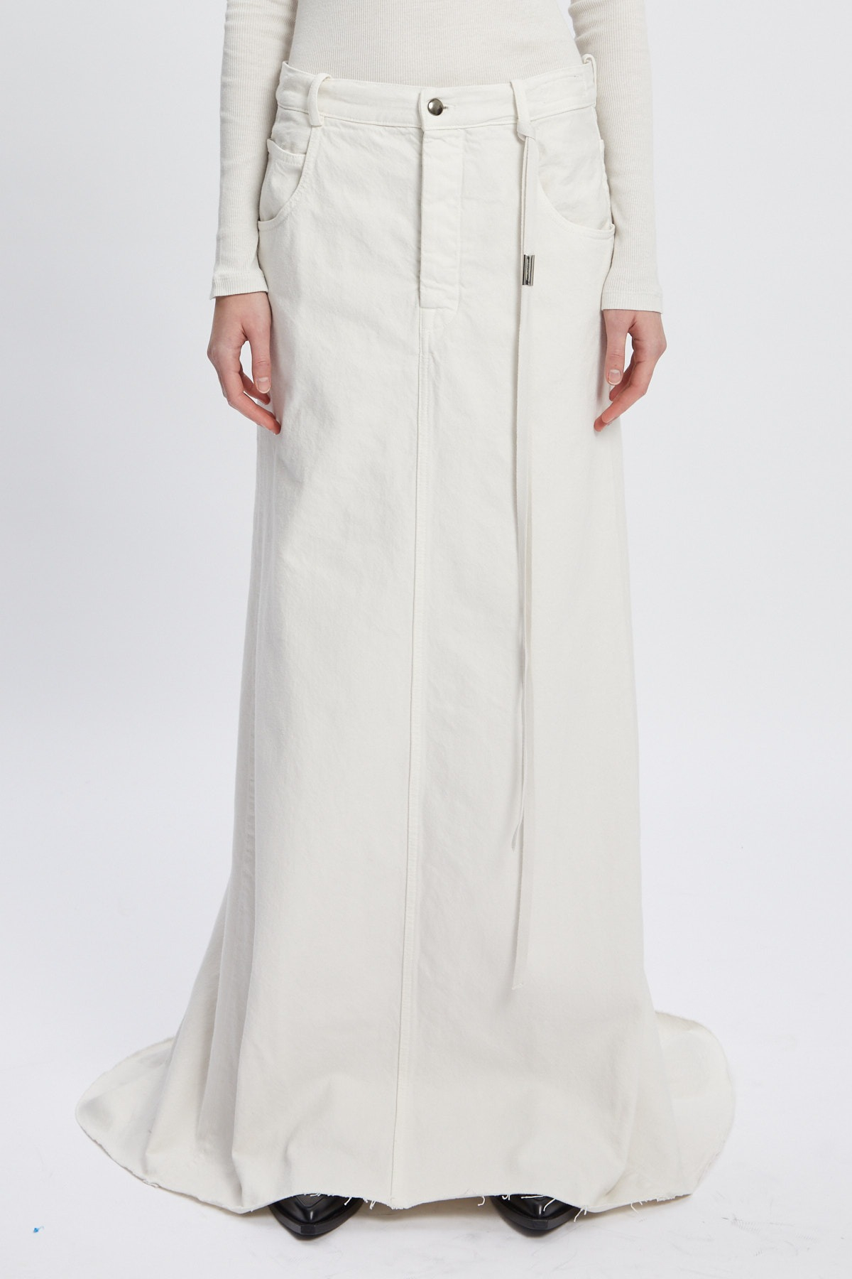 [ANN DEMEULEMEESTER] Long skirt FW25 B0010214FA038003