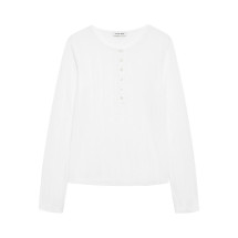 [Anine Bing] T-shirts Long Sleeve FW25 A0811225OFW26
