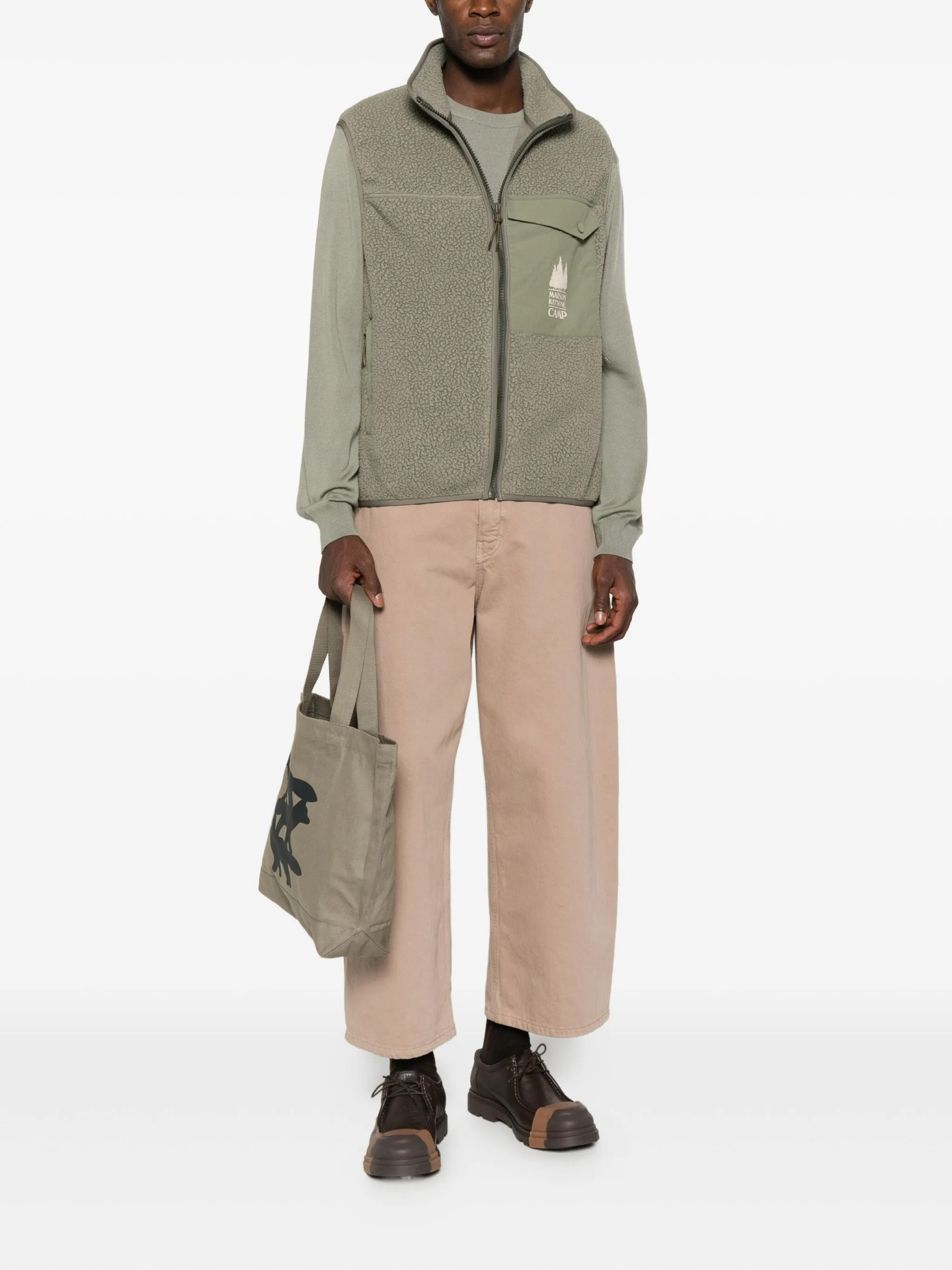 [MAISON KITSUNE] Down Vest FW25 PM02137WM2031