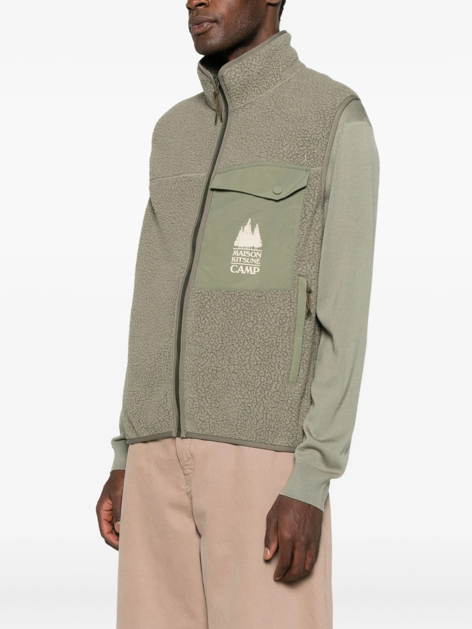 [MAISON KITSUNE] Down Vest FW25 PM02137WM2031