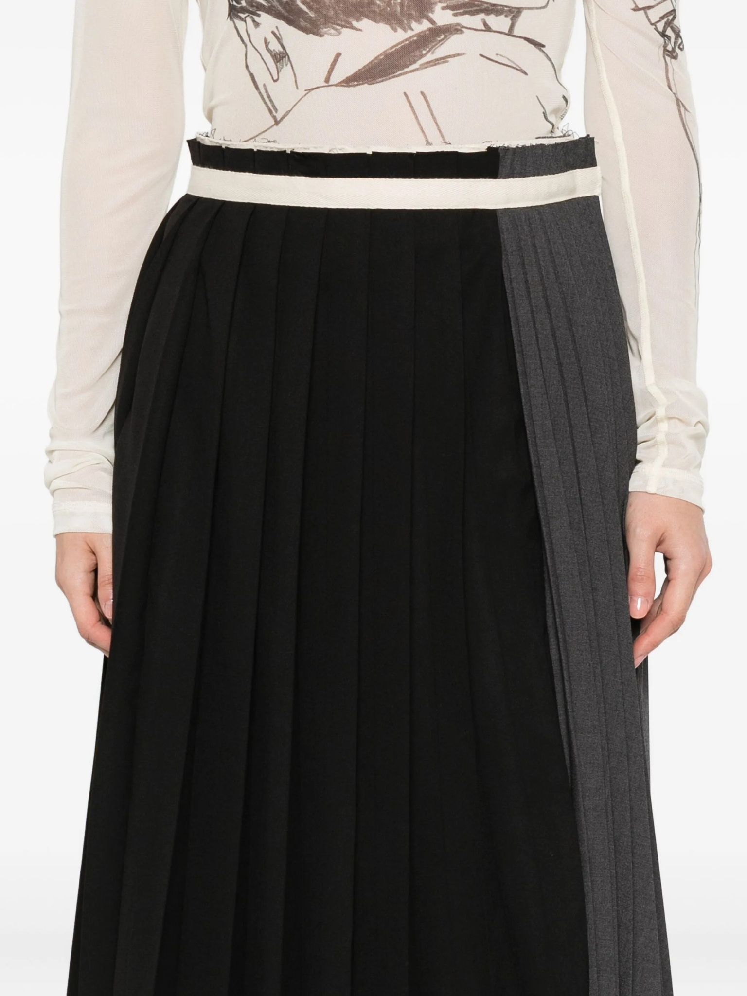 [Federico Cina] Midi skirt FW25 FCW25SK0101
