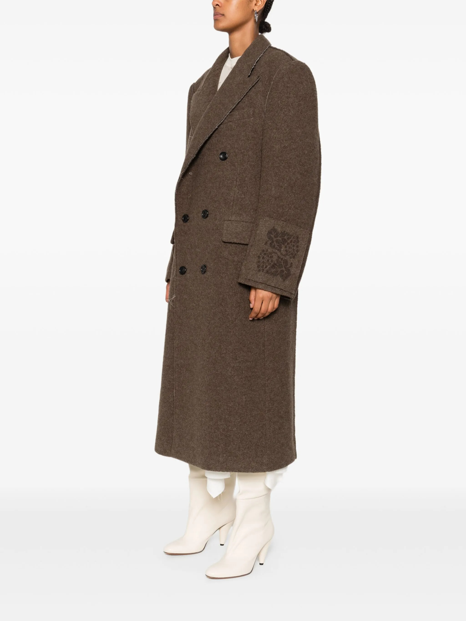 [Federico Cina] Coat FW25 FCCOCT0101RAWCUT