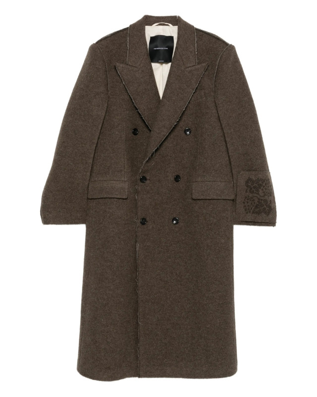 [Federico Cina] Coat FW25 FCCOCT0101RAWCUT