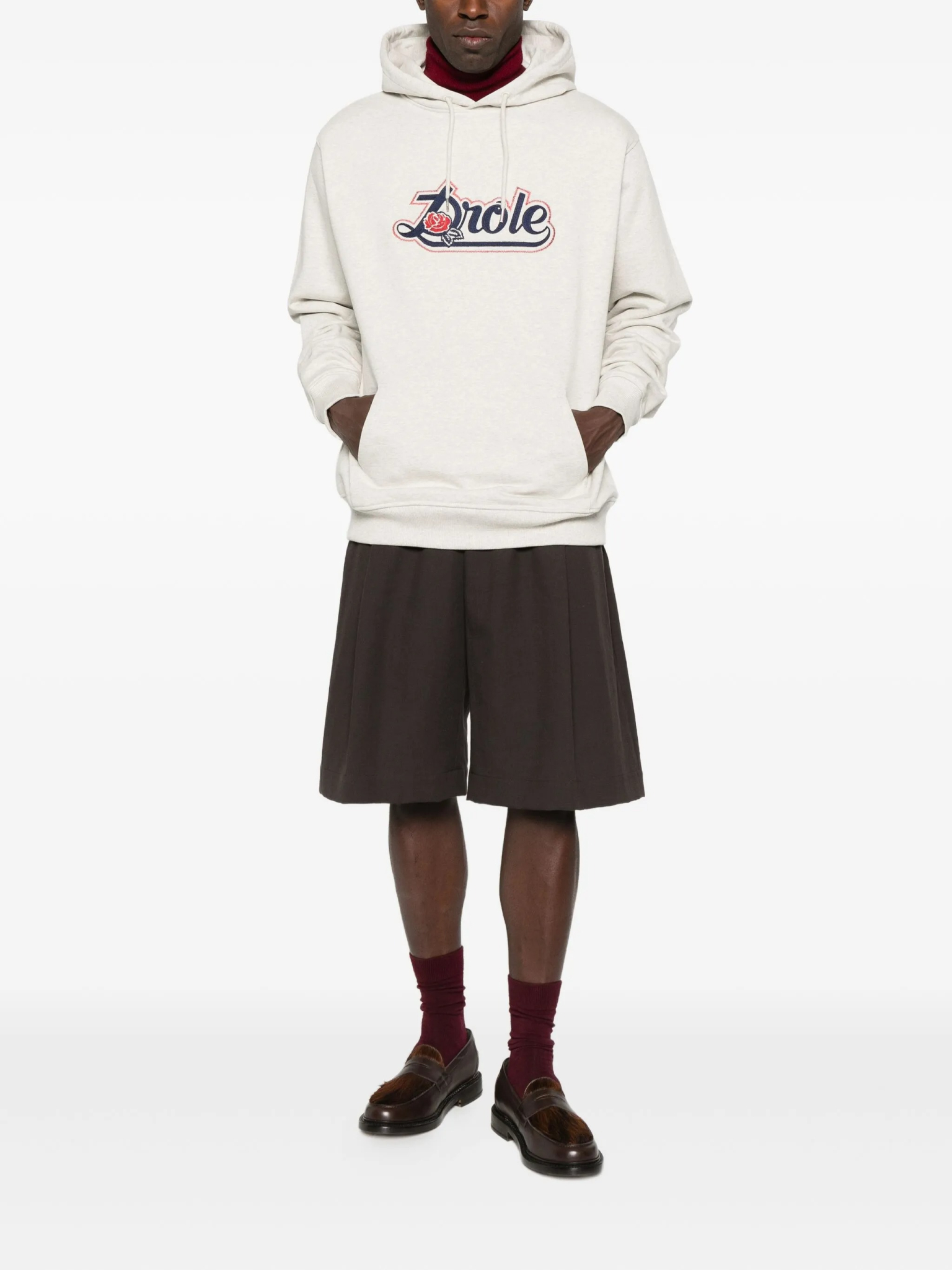 [DROLE DE MONSIEUR] Hoodie FW25 IHO189CO127HGRE