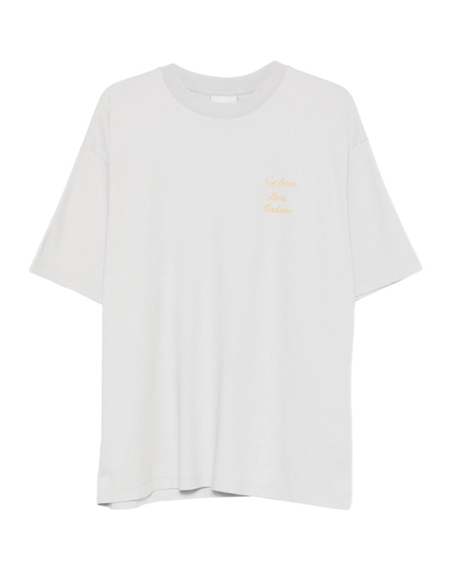 [DROLE DE MONSIEUR] T-shirts Short Sleeve FW25 ITS209CO002LGR