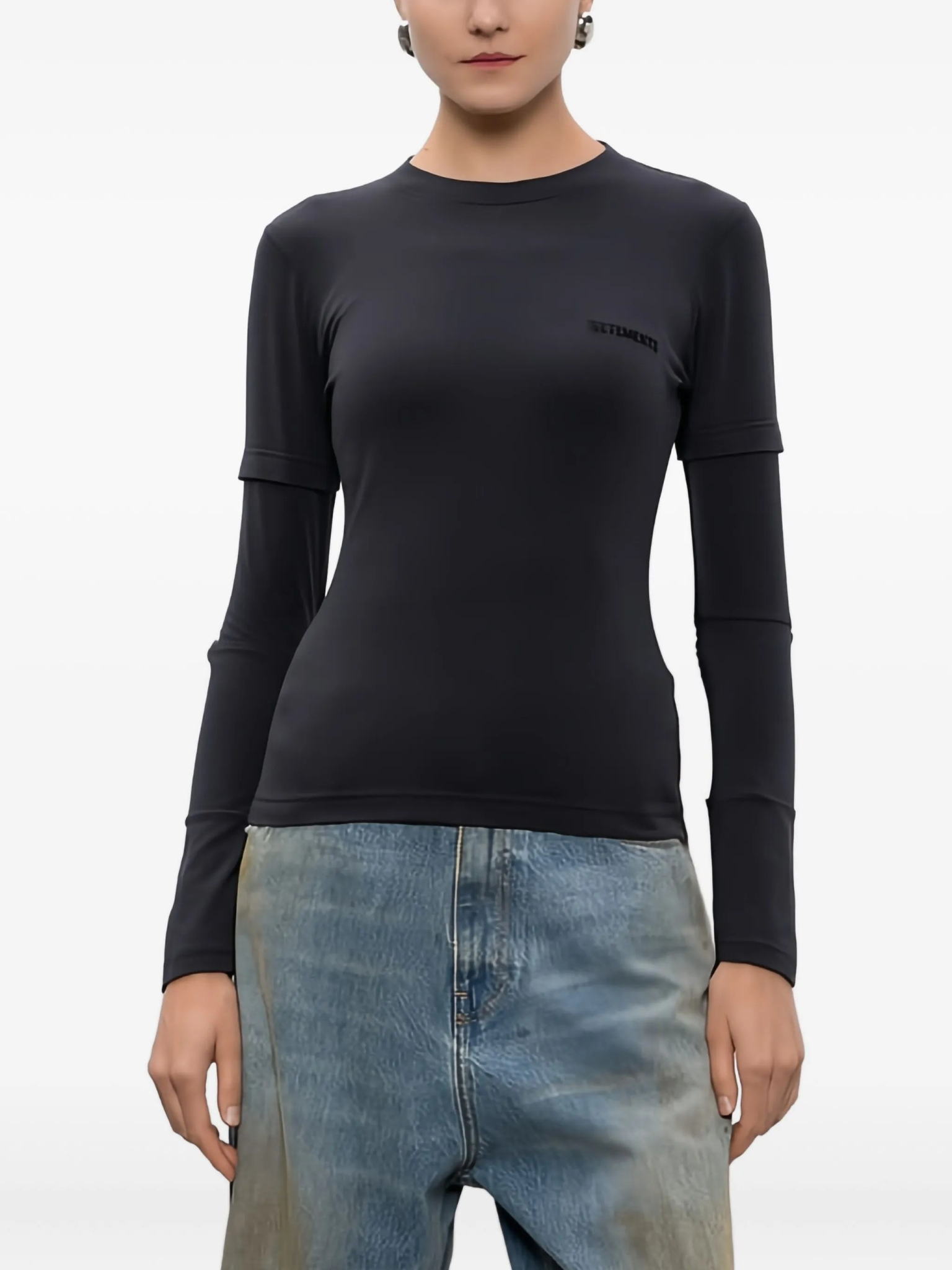 [Vetements] T-shirts Long Sleeve FW25 WH76LS570B